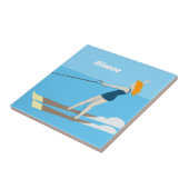 ヴィンテージスタイルウォータースキー タイル (側面)