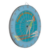 ヴィンテージスタイルウォータースキー ダーツボード (正面左)