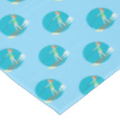 ヴィンテージスタイルウォータースキー テーブルクロス (アングル)