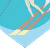 ヴィンテージスタイルウォータースキー ミディアムテーブルランナー (コーナー)