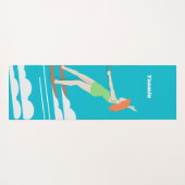 ヴィンテージスタイルウォータースキー ヨガマット (裏面(横))