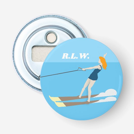 ヴィンテージスタイルウォータースキー 栓抜き (正面)