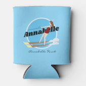 ヴィンテージスタイルウォータースキー 缶クーラー (正面)