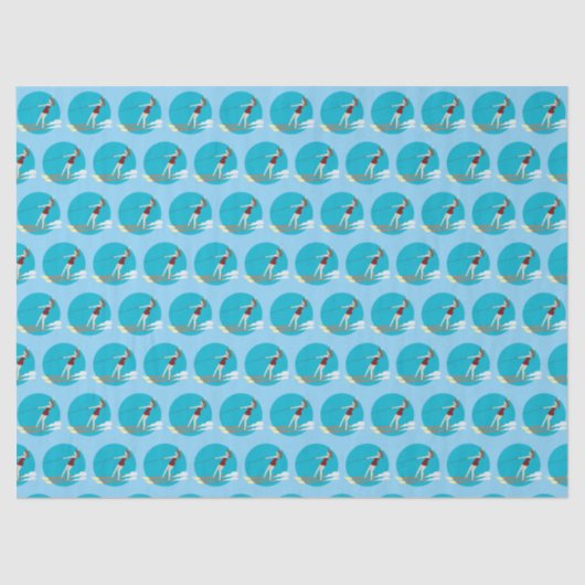 ヴィンテージスタイルウォータースキー 薄葉紙 (正面)