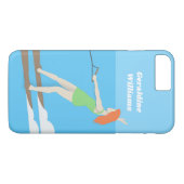 ヴィンテージスタイルウォータースキー Case-Mate iPhoneケース (裏面(横))