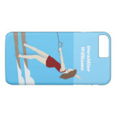 ヴィンテージスタイルウォータースキー Case-Mate iPhoneケース (裏面(横))