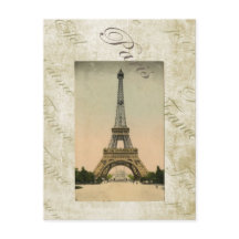ヴィンテージスタイルエッフェルタワーアート