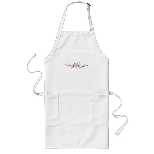 ヴィンテージスタイルエプロン ロングエプロン (正面)