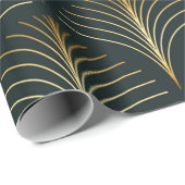 ヴィンテージスタイルエレガントシームレスアートデコリピートファン ラッピングペーパー (ロールコーナー)