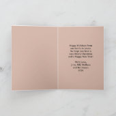 ヴィンテージスタイルエンジェルグリーティングカード カード (内部)