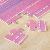 ヴィンテージスタイルオダマキ(植物)フラワーパズル ジグソーパズル (側面)