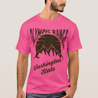 ヴィンテージスタイルオリンピックマウンテンレンジワシントンセント Tシャツ