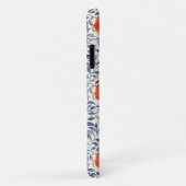 ヴィンテージスタイルオレンジフラワーフローラアートフォンケース Case-Mate iPhoneケース (裏面/右)