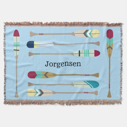 ヴィンテージスタイルオール スローブランケット (正面)