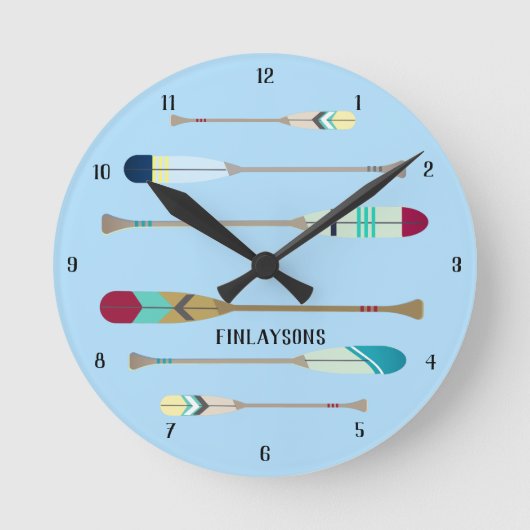 ヴィンテージスタイルオール ラウンド壁時計 (正面)