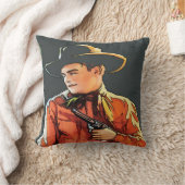 ヴィンテージスタイルカウボーイ クッション (ブランケット)