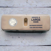 ヴィンテージスタイルカスタムファームフレッシュエッグステッカー ラウンドシール