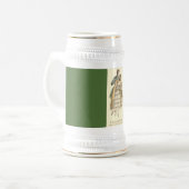 ヴィンテージスタイルカップルビクトリアンクリスマススタイン ビールジョッキ (正面左)