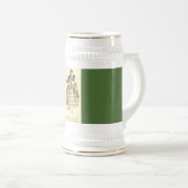 ヴィンテージスタイルカップルビクトリアンクリスマススタイン ビールジョッキ (正面右)