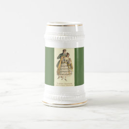 ヴィンテージスタイルカップルビクトリアンクリスマススタイン ビールジョッキ