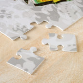 ヴィンテージスタイルカラフルバタフライパズル ジグソーパズル (側面)