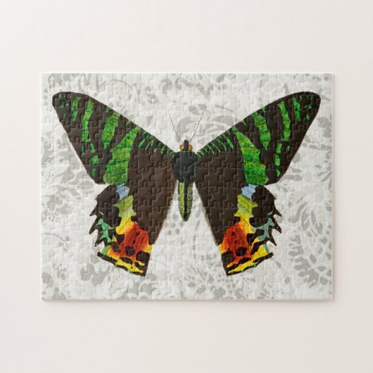 ヴィンテージスタイルカラフルバタフライパズル ジグソーパズル (横)