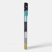 ヴィンテージスタイルカラフルパッチワーク生地の正方形 Case-Mate iPhoneケース (裏面 / 右)