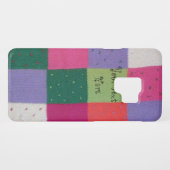 ヴィンテージスタイルカラフル編パッチワークデザイン Case-Mate iPhoneケース (裏面(横))