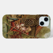 ヴィンテージスタイルカントリーガーデンシーン Case-Mate iPhoneケース (裏面 (横))