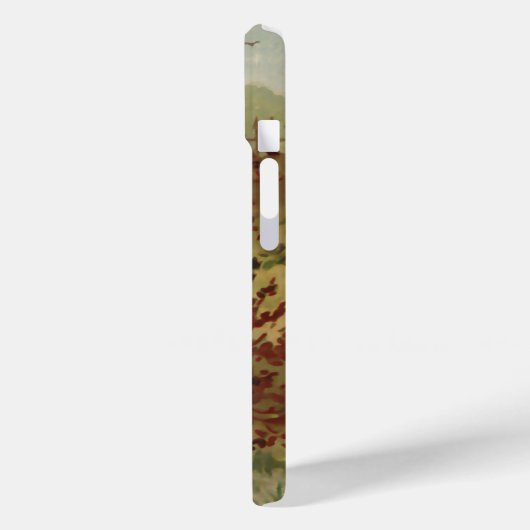 ヴィンテージスタイルカントリーガーデンシーン Case-Mate iPhoneケース (裏面 / 左)