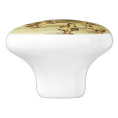 ヴィンテージスタイルカントリーファームチキンヘン セラミックノブ (側面)