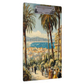 ヴィンテージスタイルカンヌフランスのトラベルウォーターの色 クリップボード (右)