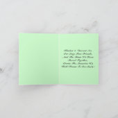 ヴィンテージスタイルカード新年の友情の友 シーズンカード (内部)