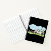ヴィンテージスタイルキャンパースパイラルノート ノートブック (内部)