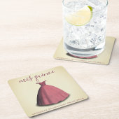 ヴィンテージスタイルキンセアニェラミクリンステーブルデコル スクエアペーパーコースター