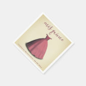 ヴィンテージスタイルキンセアニェラミクリンステーブルデコル スタンダードカクテルナプキン (角)