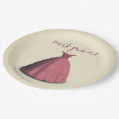 ヴィンテージスタイルキンセアニェラミクリンステーブルデコル ペーパープレート (アングル)