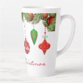 ヴィンテージスタイルクリスマスオーナメント/レトロ カフェラテマグ (右)