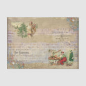 ヴィンテージスタイルクリスマスサンタメイキングおもちゃ 薄葉紙 (正面)