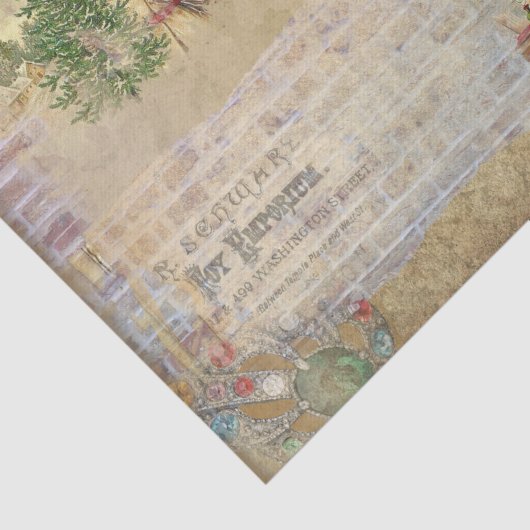 ヴィンテージスタイルクリスマスサンタメイキングおもちゃ 薄葉紙 (詳細)