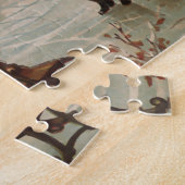 ヴィンテージスタイルクリスマスシーン ジグソーパズル (側面)