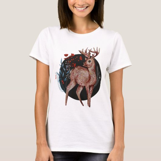 ヴィンテージスタイルクリスマススススススカンジナビア Tシャツ (正面)