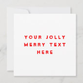 ヴィンテージスタイルクリスマスツリーにテキストを追加 (裏面)