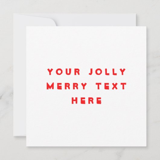 ヴィンテージスタイルクリスマスツリーにテキストを追加 (裏面)