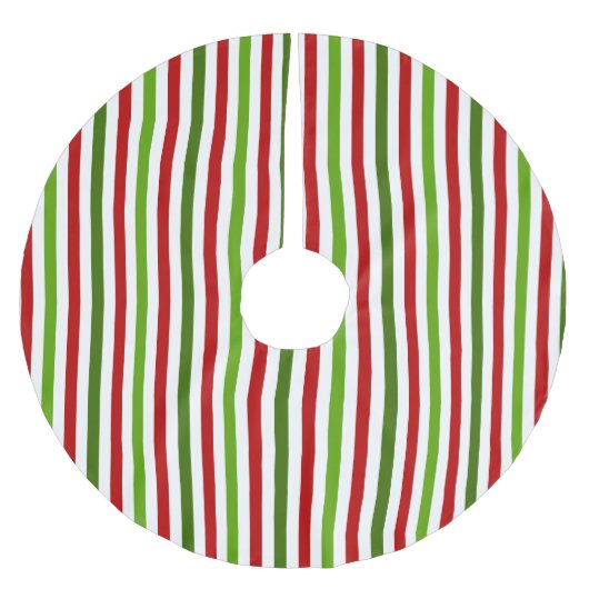 ヴィンテージスタイルクリスマスツリースカート ブラッシュドポリエステルツリースカート (正面)