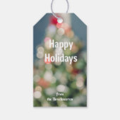 ヴィンテージスタイルクリスマスツリー ギフトタグ (正面)