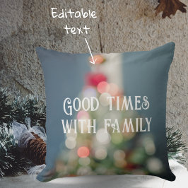 ヴィンテージスタイルクリスマスツリー クッション
