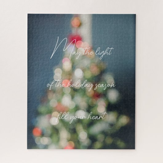 ヴィンテージスタイルクリスマスツリー ジグソーパズル (縦)