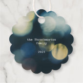 ヴィンテージスタイルクリスマスツリー フェイバータグ (裏面)