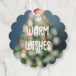 ヴィンテージスタイルクリスマスツリー フェイバータグ